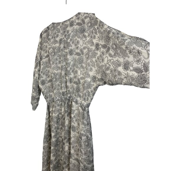 Derek Lam 10 Crosby Silk Floral Cutout Print Midi Dress Size 4 Dolman NWT $595 - Picture 8 of 9